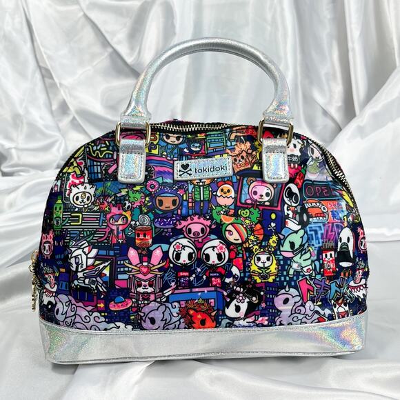 tokidoki Handbags - Tokidoki Midnight Metropolis Dome Bag Holographic Kawaii Purse Fall 2021 Tokyo